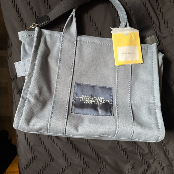 Marc Jacobs Women's The Medium Tote Bag, Blue Shadow - Picture 5 of 14